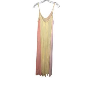 Main Strip Multi Color Maxi Dress  Size Small
